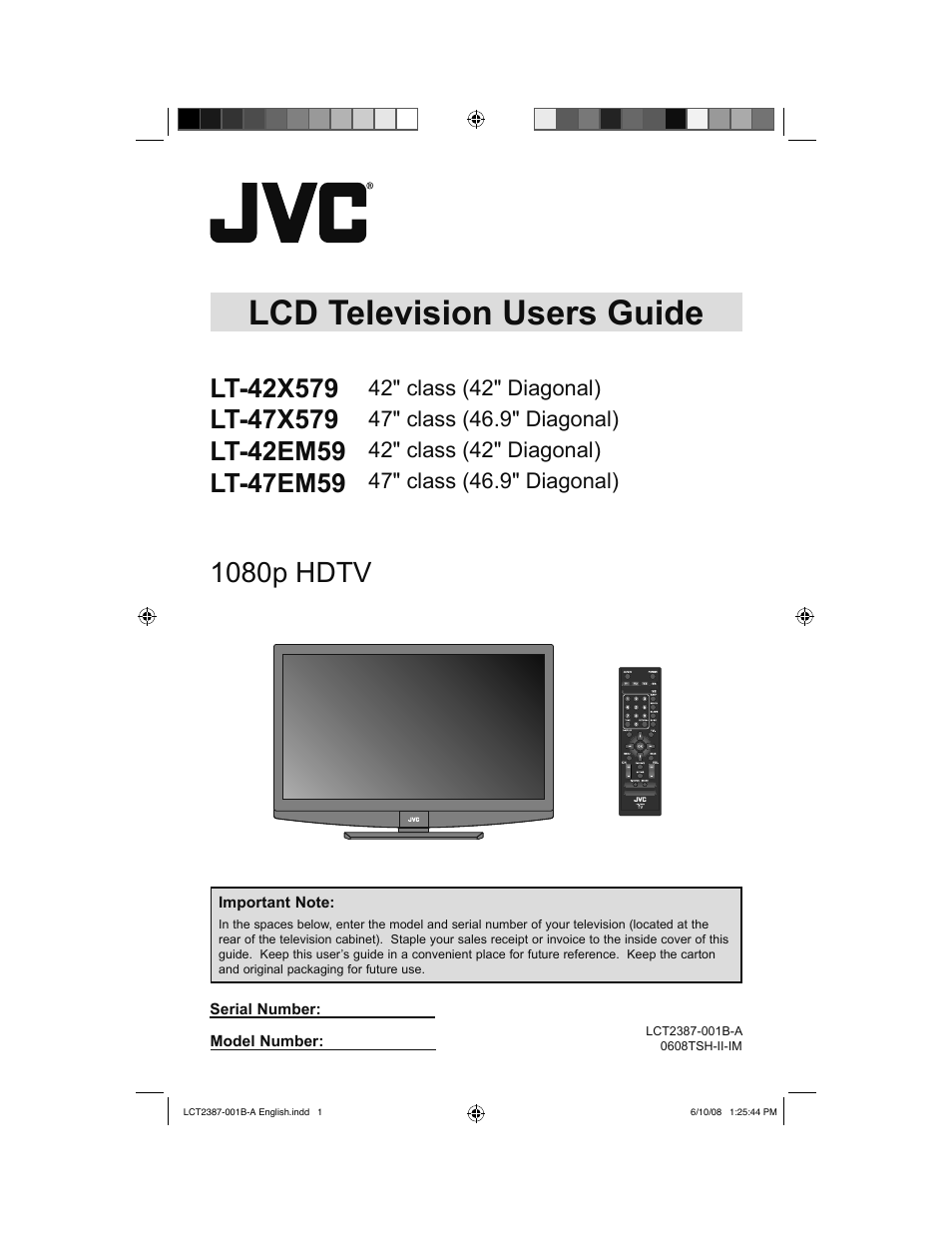 JVC 0608TSH-II-IM User Manual | 52 pages