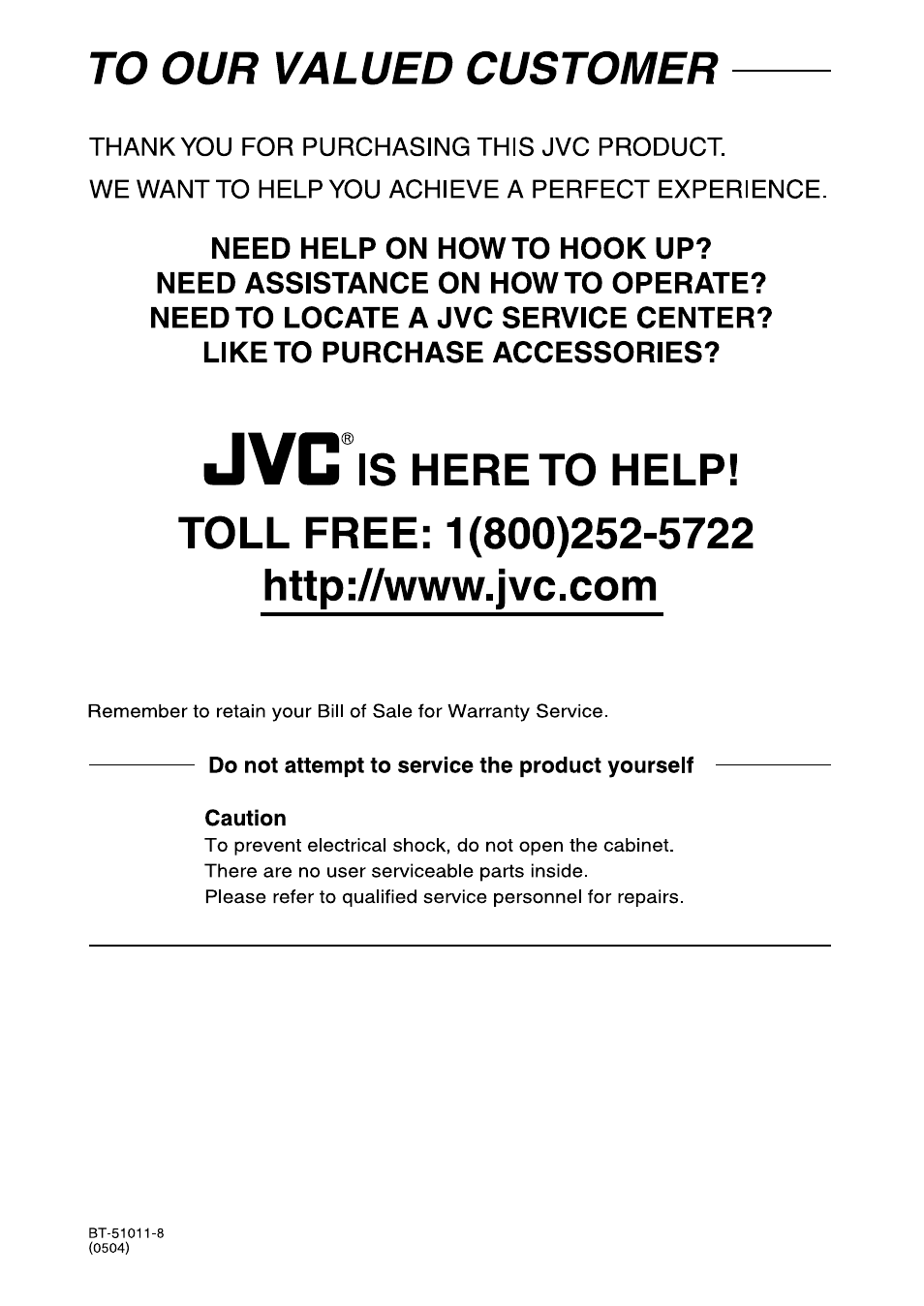 JVC 1EMN24159 User Manual | Page 51 / 52