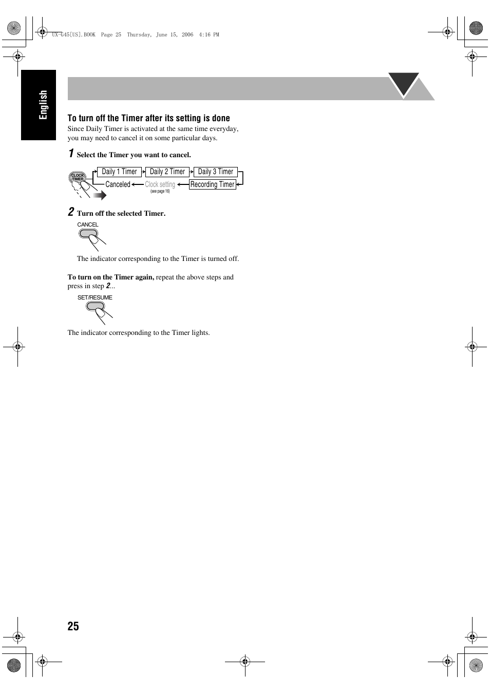 English | JVC CA-UXG45 User Manual | Page 29 / 70