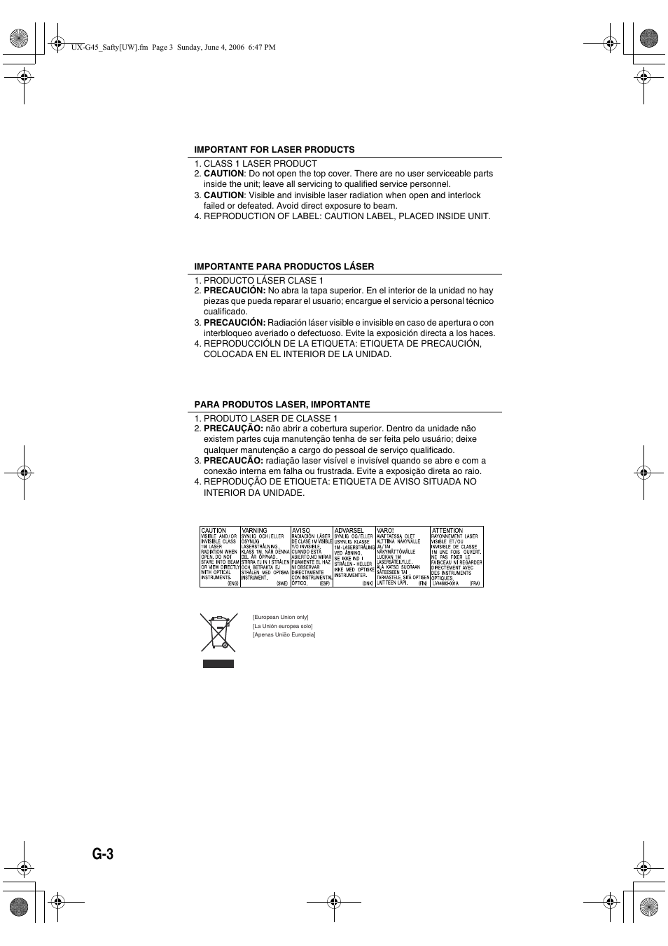 JVC CA-UXG45 User Manual | Page 39 / 70