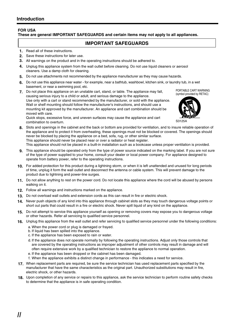 Introduction, Important safeguards | JVC GY-HM700CHE User Manual | Page 2 / 132