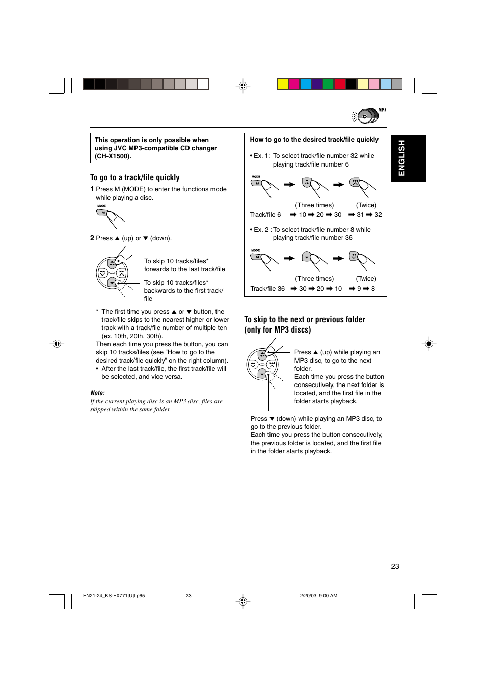 English | JVC GET0139-001A User Manual | Page 23 / 33