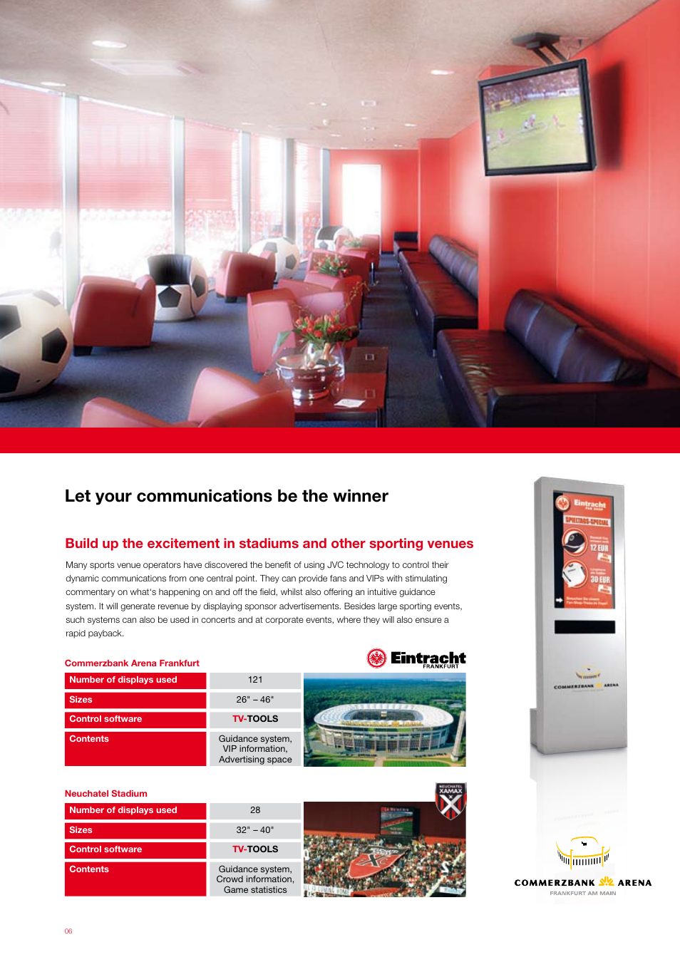 Let your communications be the winner | JVC CO-46LCD-BD User Manual | Page 6 / 16