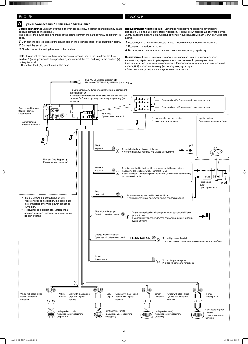 English, Русский | JVC GET0266-003A User Manual | Page 83 / 84