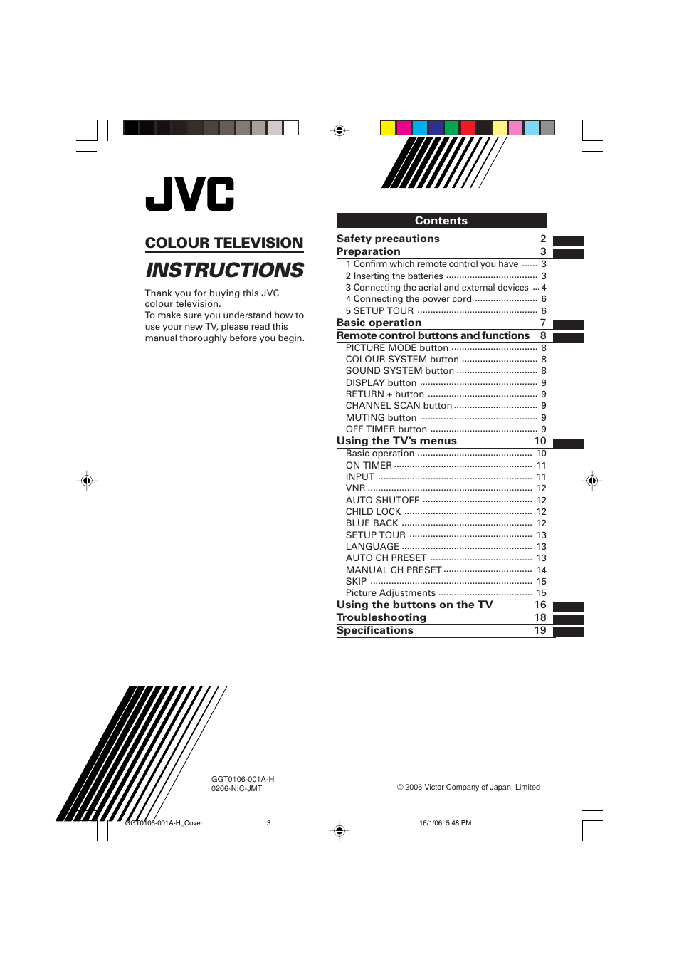 JVC AV-1406FE User Manual | Page 21 / 40