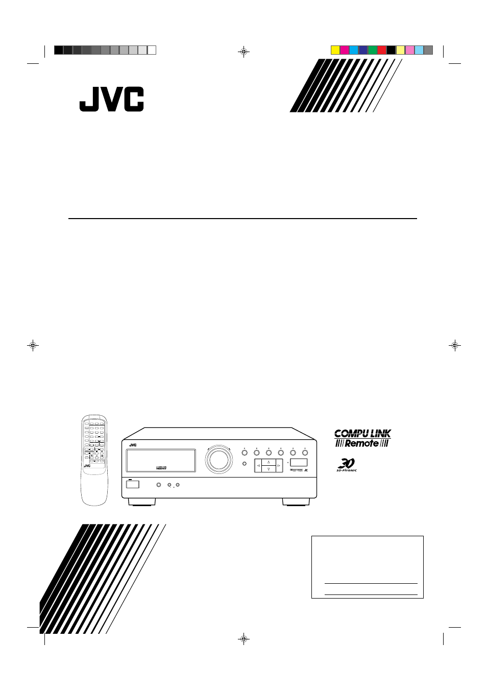 JVC RX-554VBK User Manual | 44 pages