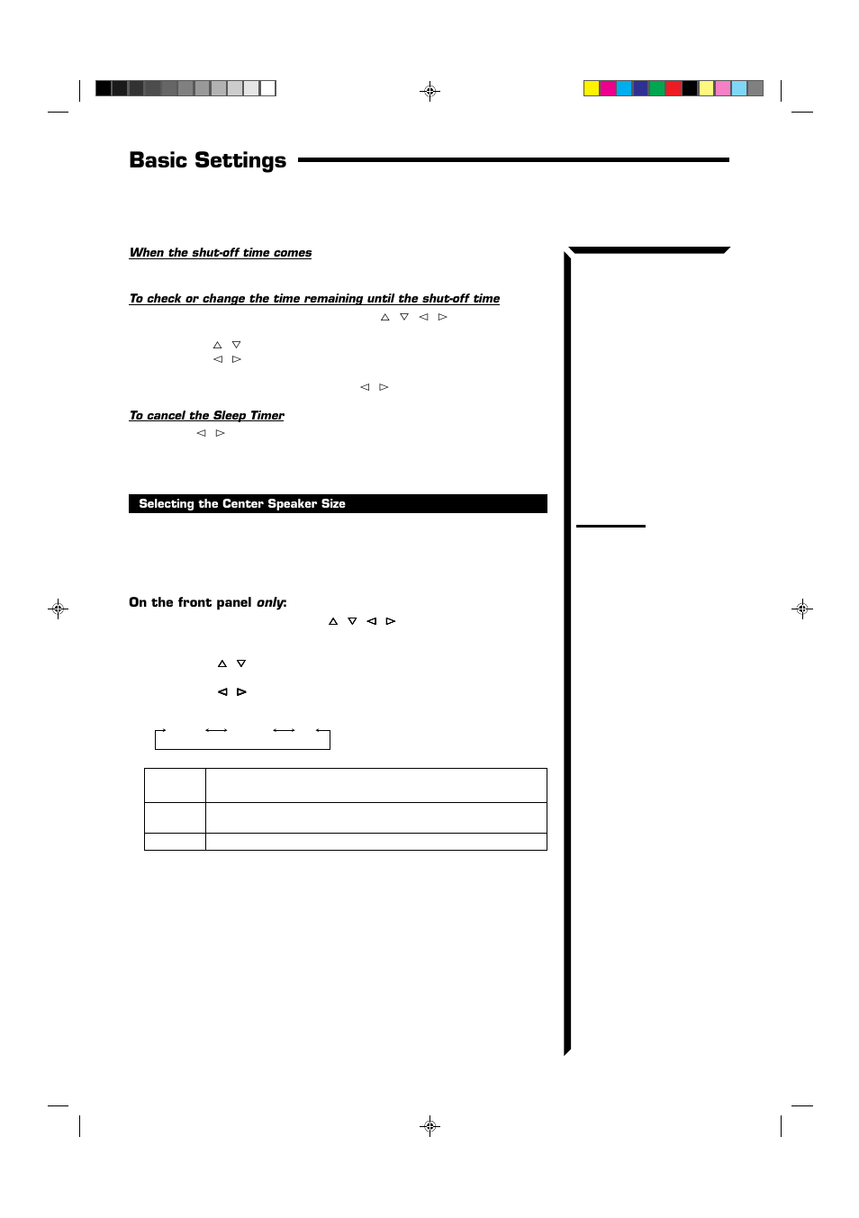Basic settings | JVC RX-554VBK User Manual | Page 18 / 44