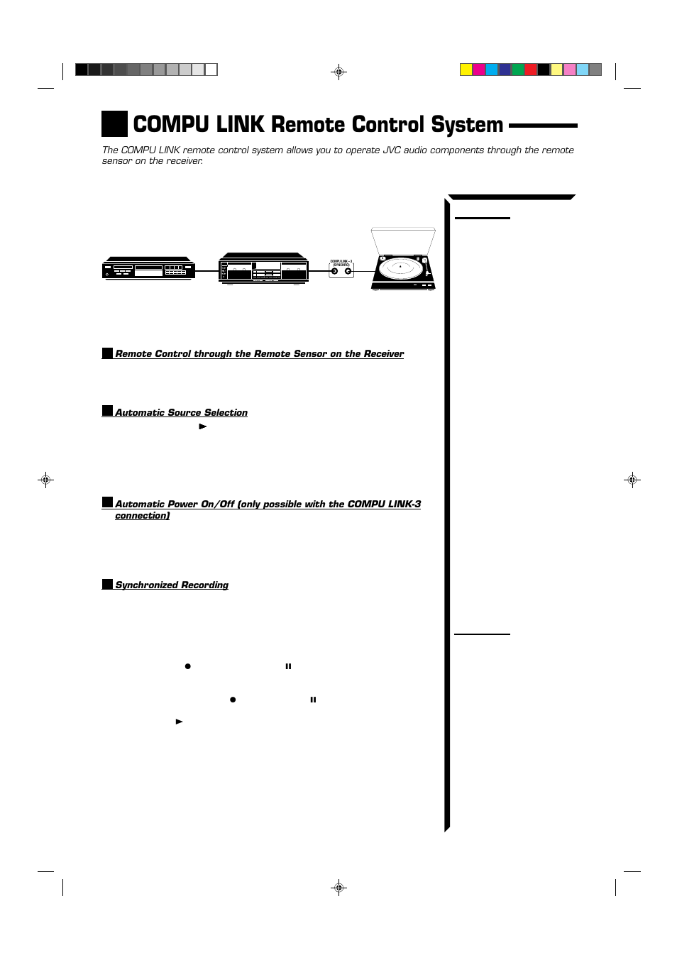 Compu link remote control system | JVC RX-554VBK User Manual | Page 36 / 44