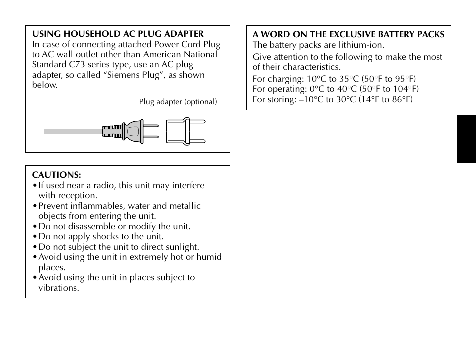 JVC AA-V90U User Manual | Page 3 / 20