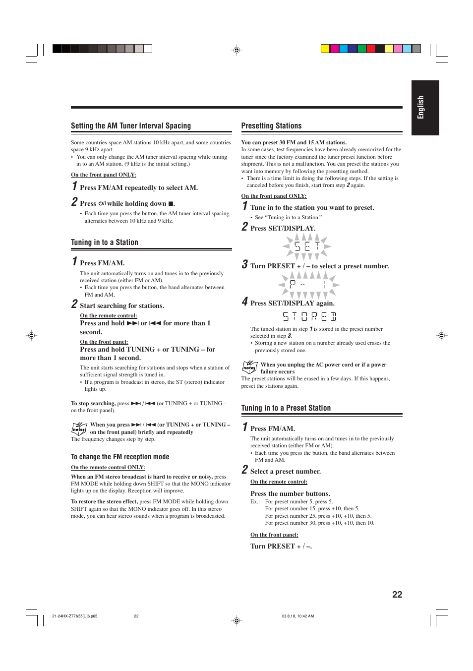 JVC CA-HXZ55D User Manual | Page 27 / 78