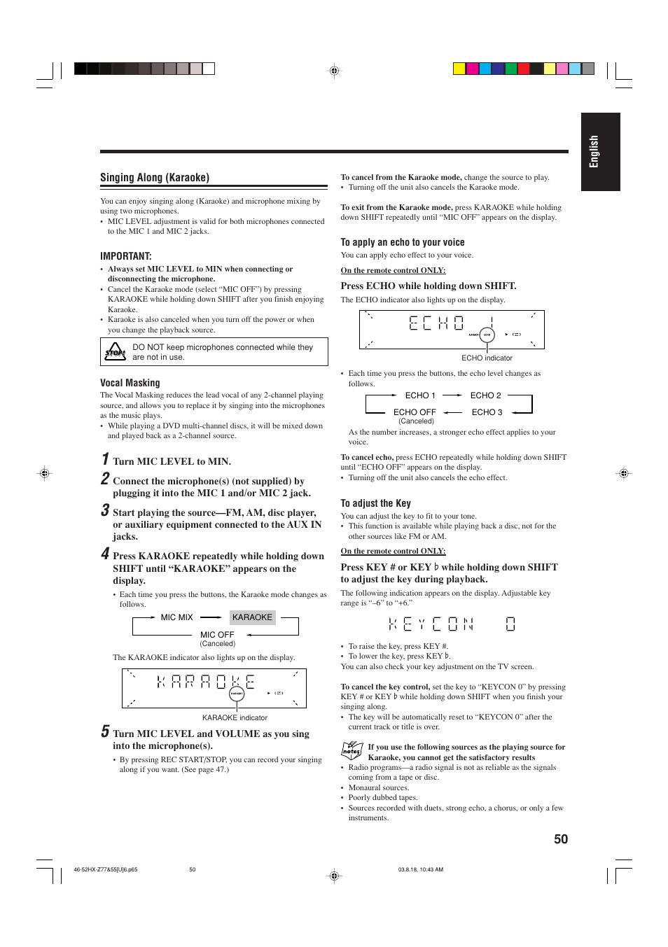 JVC CA-HXZ55D User Manual | Page 55 / 78