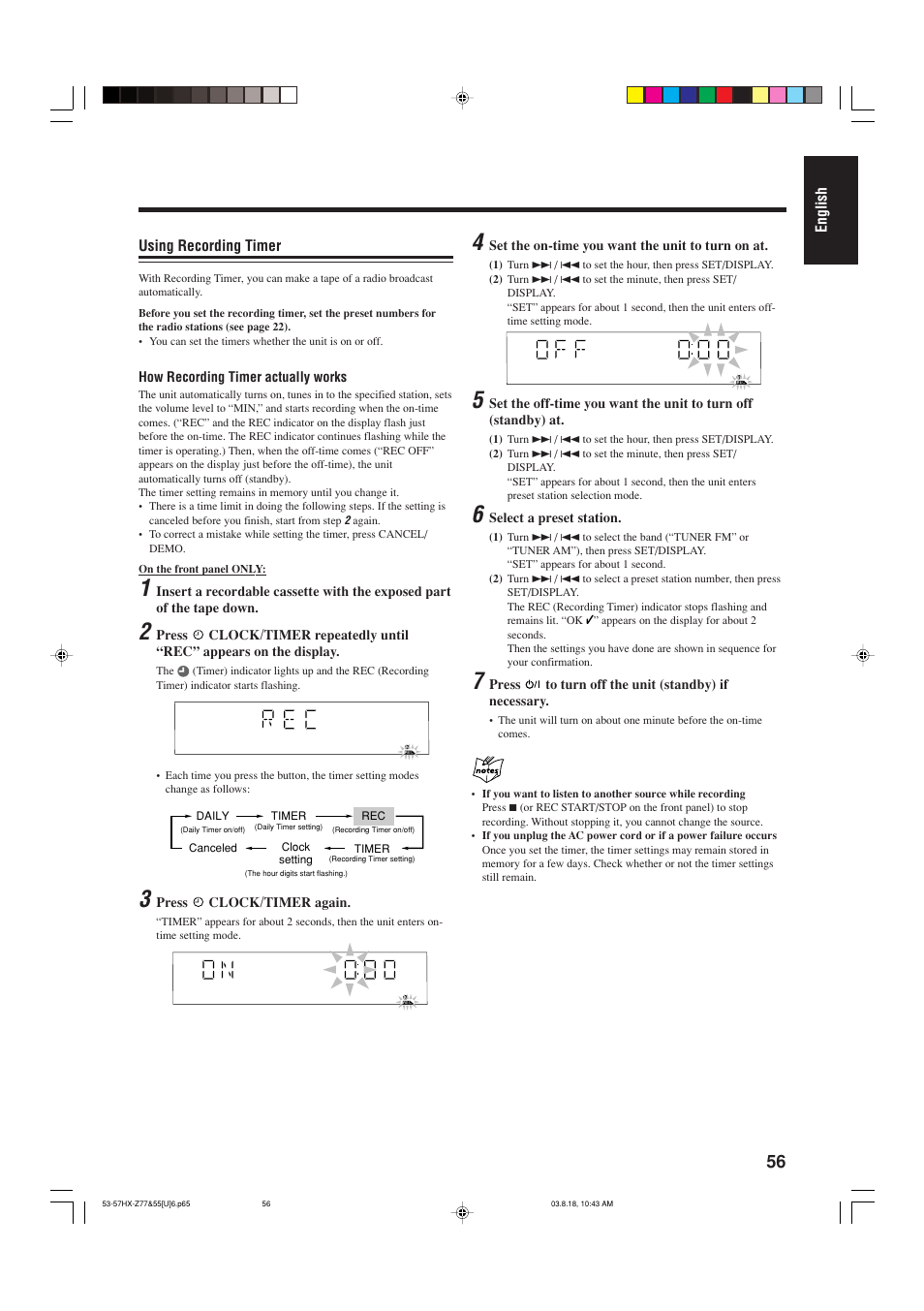 JVC CA-HXZ55D User Manual | Page 61 / 78