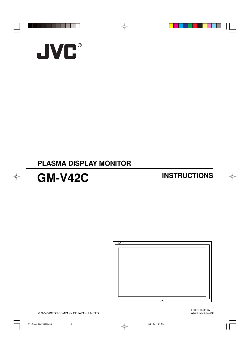 JVC LCT1616-001A User Manual | 43 pages