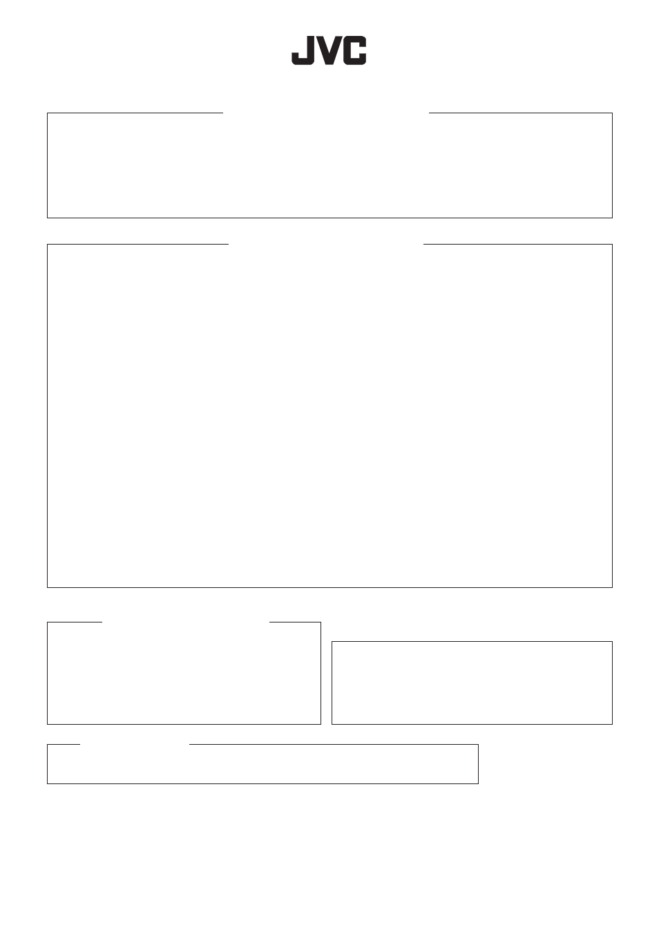 How to locate your jvc service center | JVC XV-501BK User Manual | Page 102 / 104