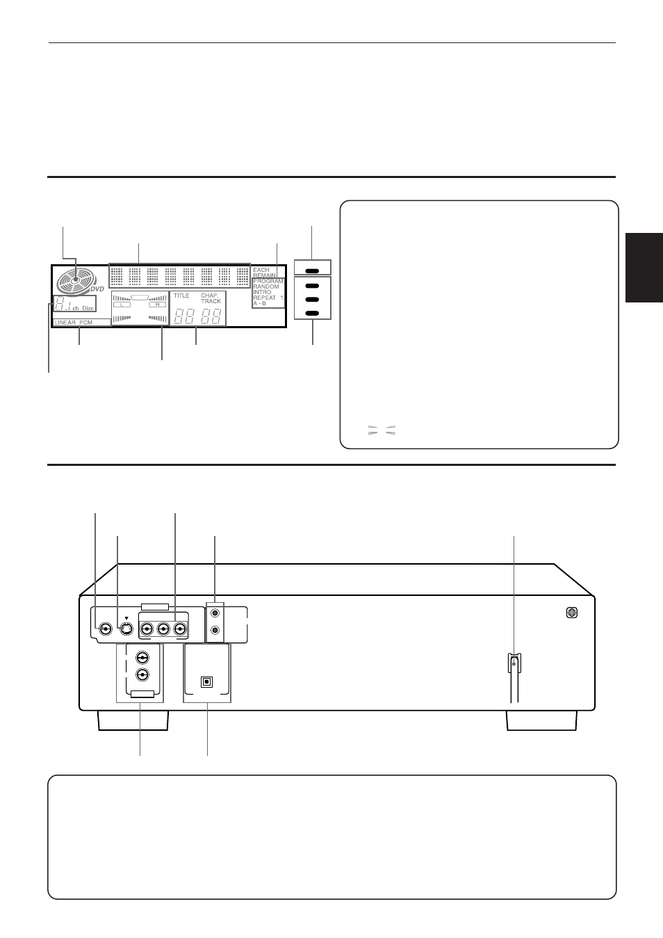 Rear panel, Display window | JVC XV-501BK User Manual | Page 11 / 104
