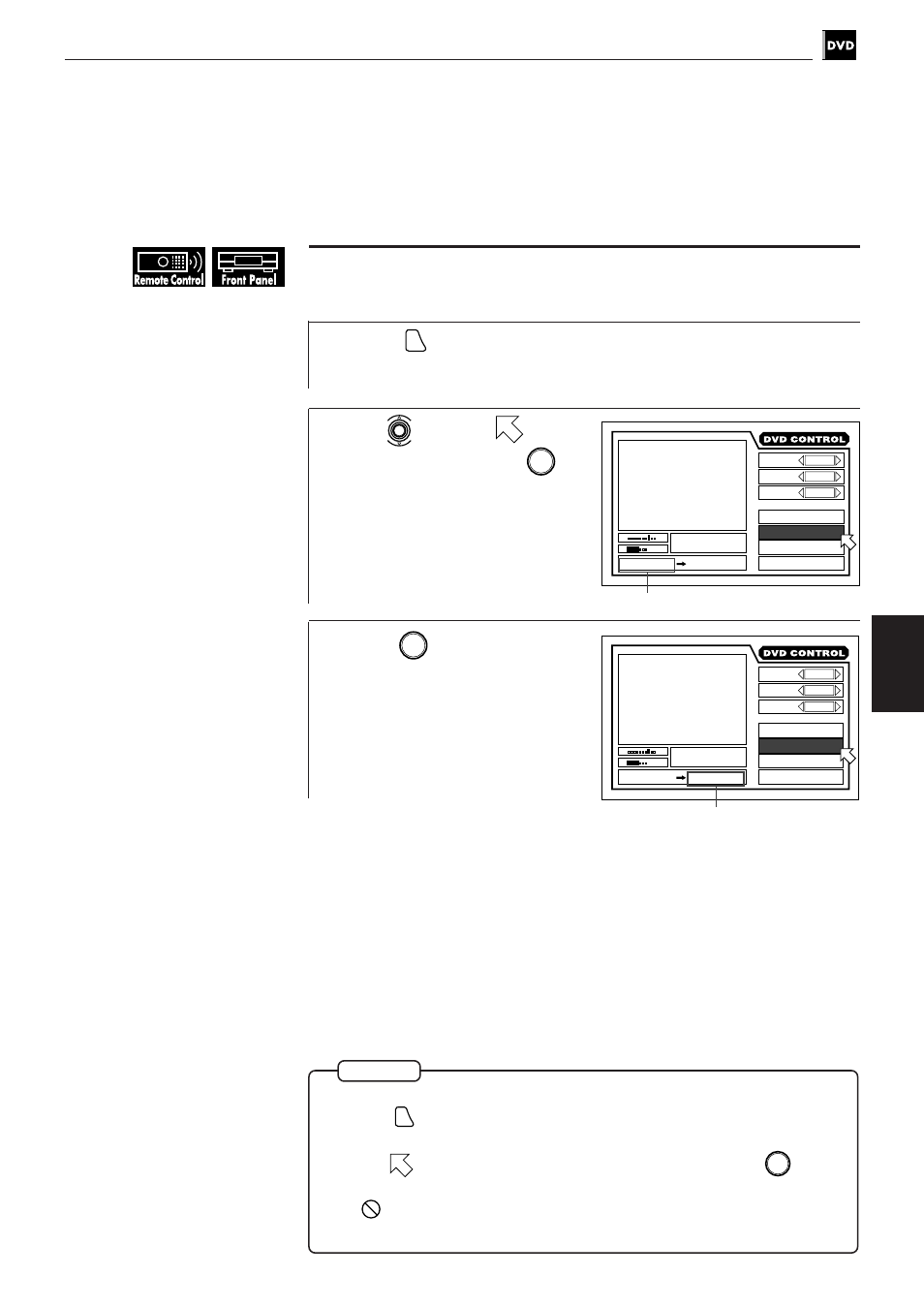 Press, Use to move to [a-b repeat], then press | JVC XV-501BK User Manual | Page 47 / 104