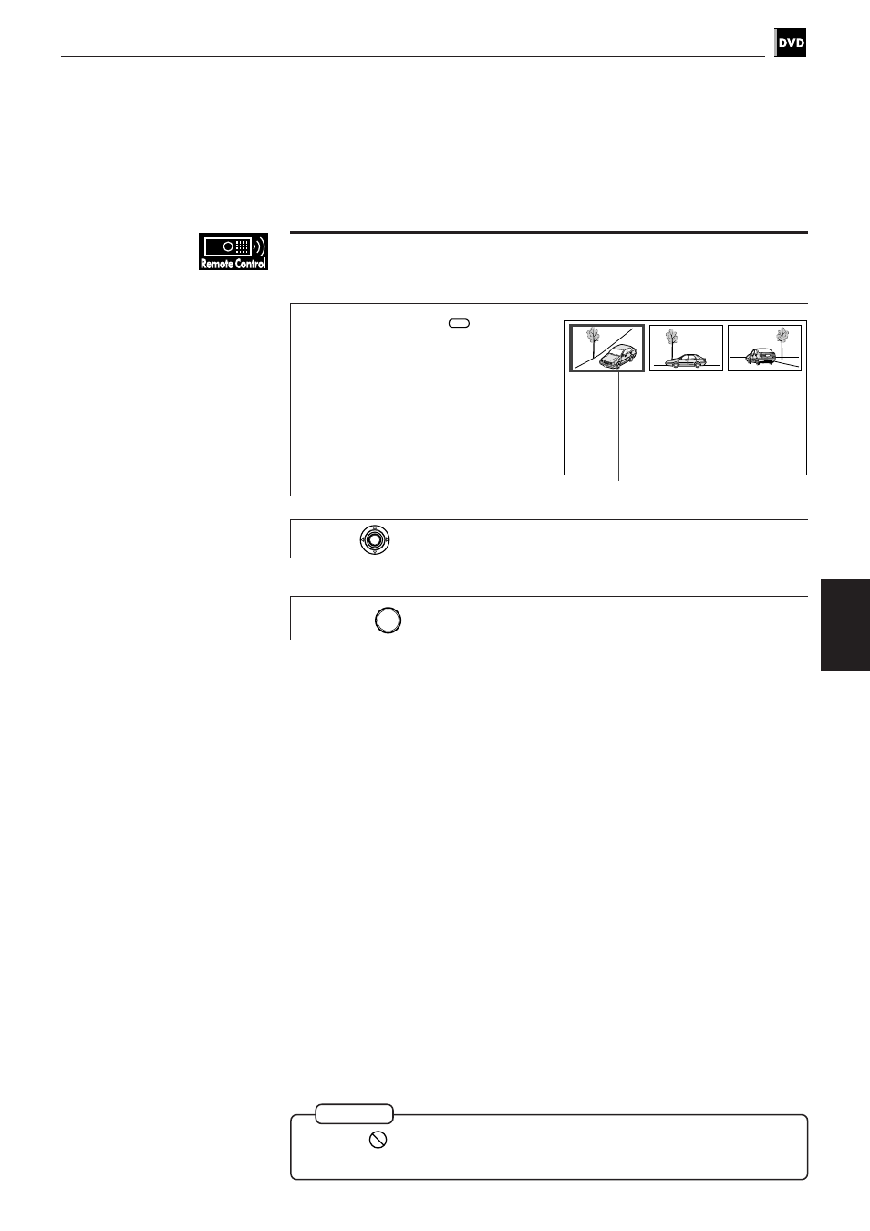 Press and hold, For more than 1 seconds, Use to select desired angle | Press | JVC XV-501BK User Manual | Page 49 / 104