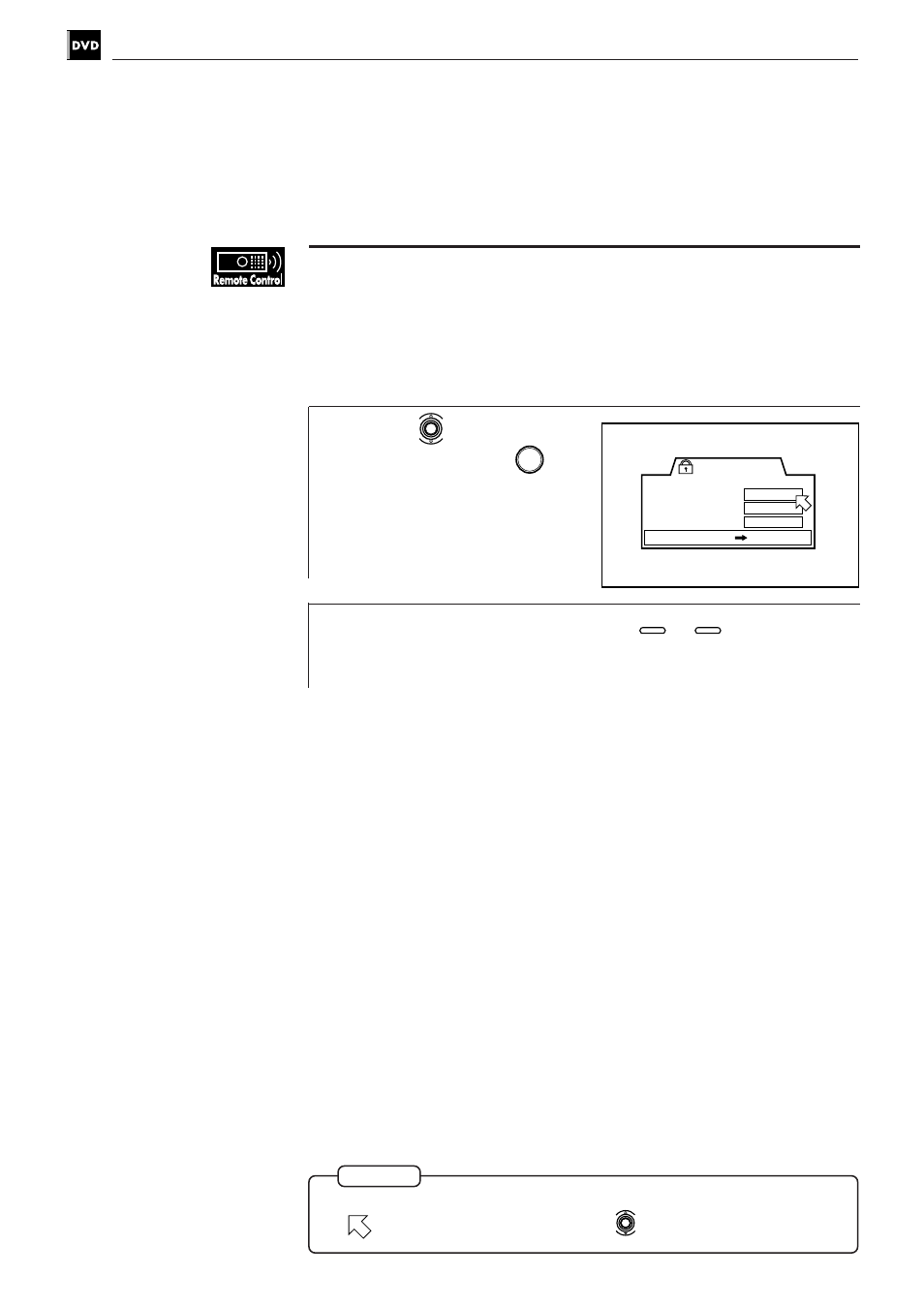 Use the to select [yes] or [no], then press, Enter your 4-digit password using | JVC XV-501BK User Manual | Page 64 / 104