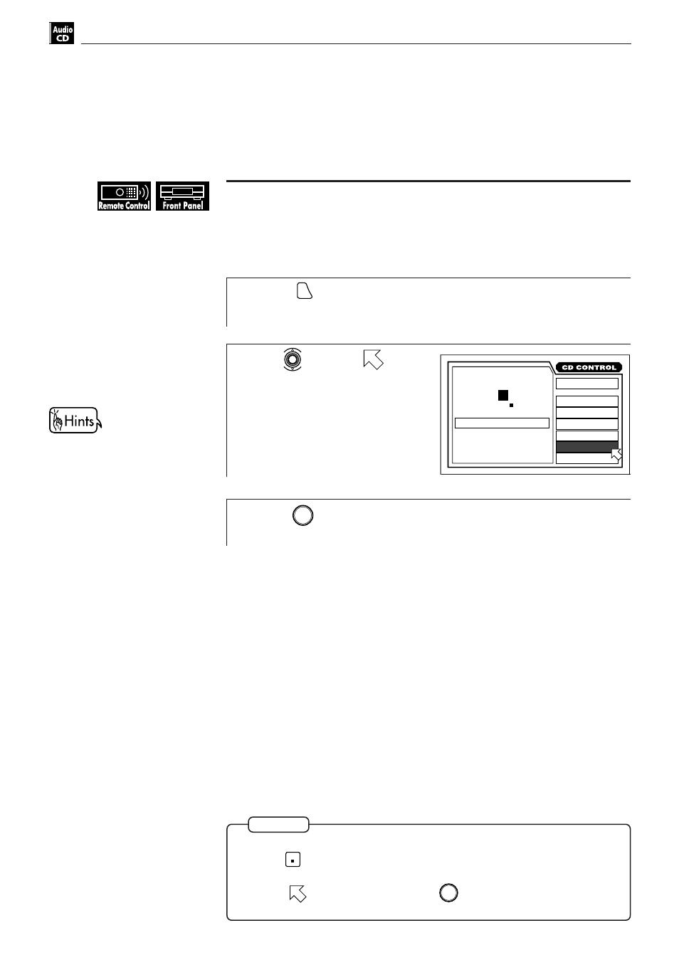 Press, Use to move to [random | JVC XV-501BK User Manual | Page 70 / 104