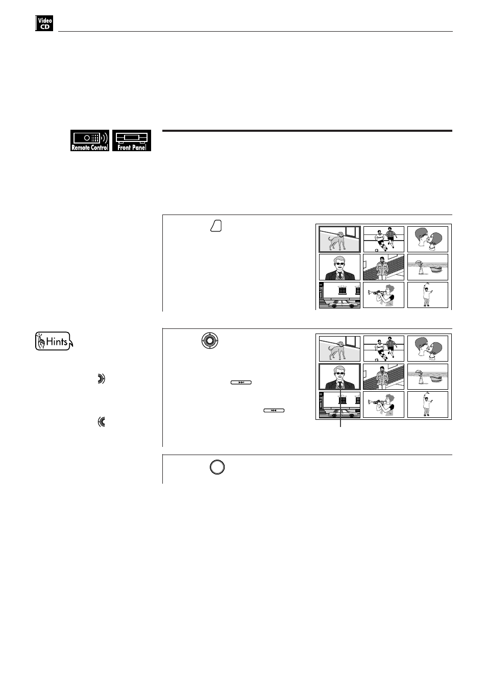 Press, Use to select the desired track | JVC XV-501BK User Manual | Page 82 / 104