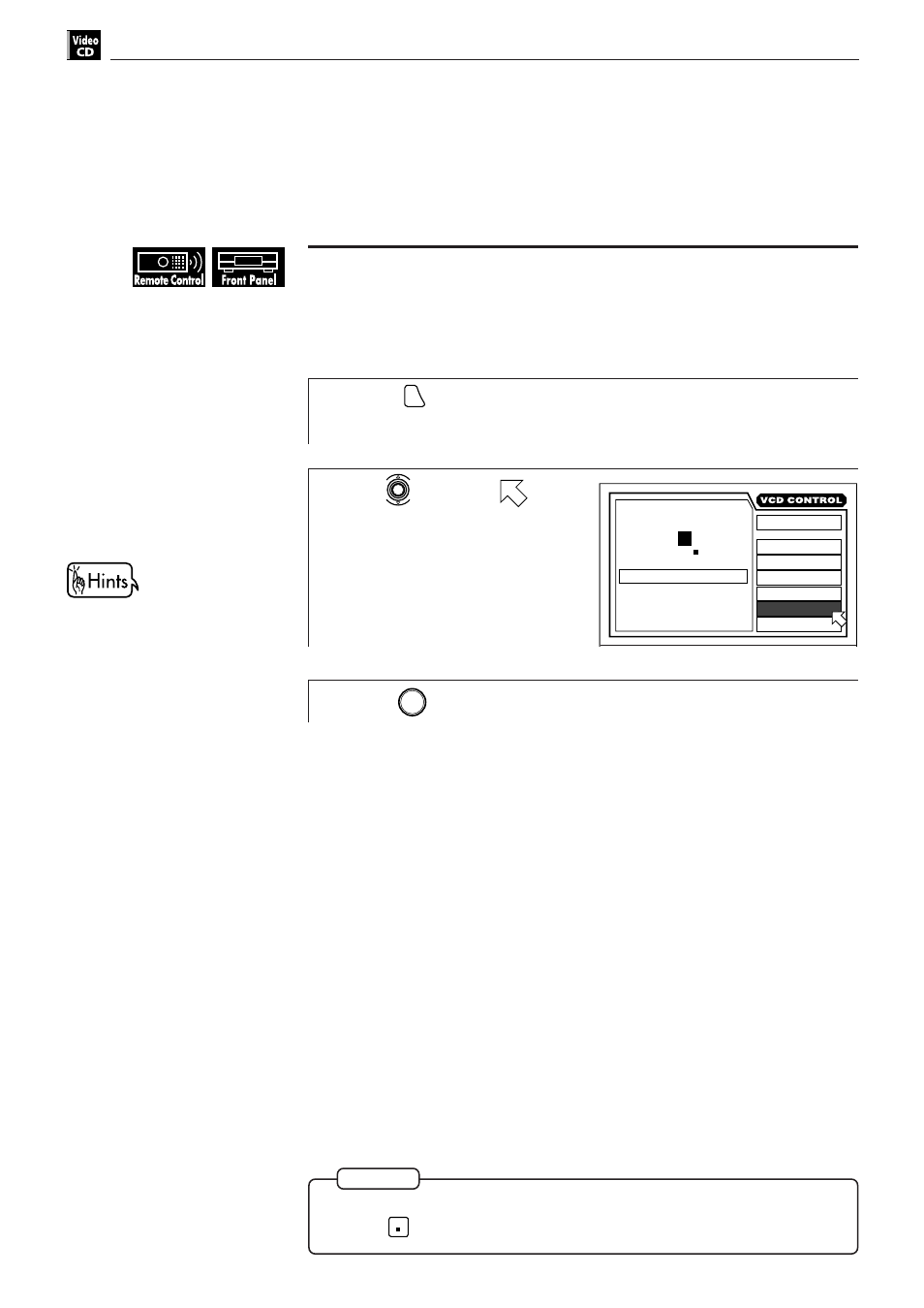 Press, Use to move to [random | JVC XV-501BK User Manual | Page 86 / 104