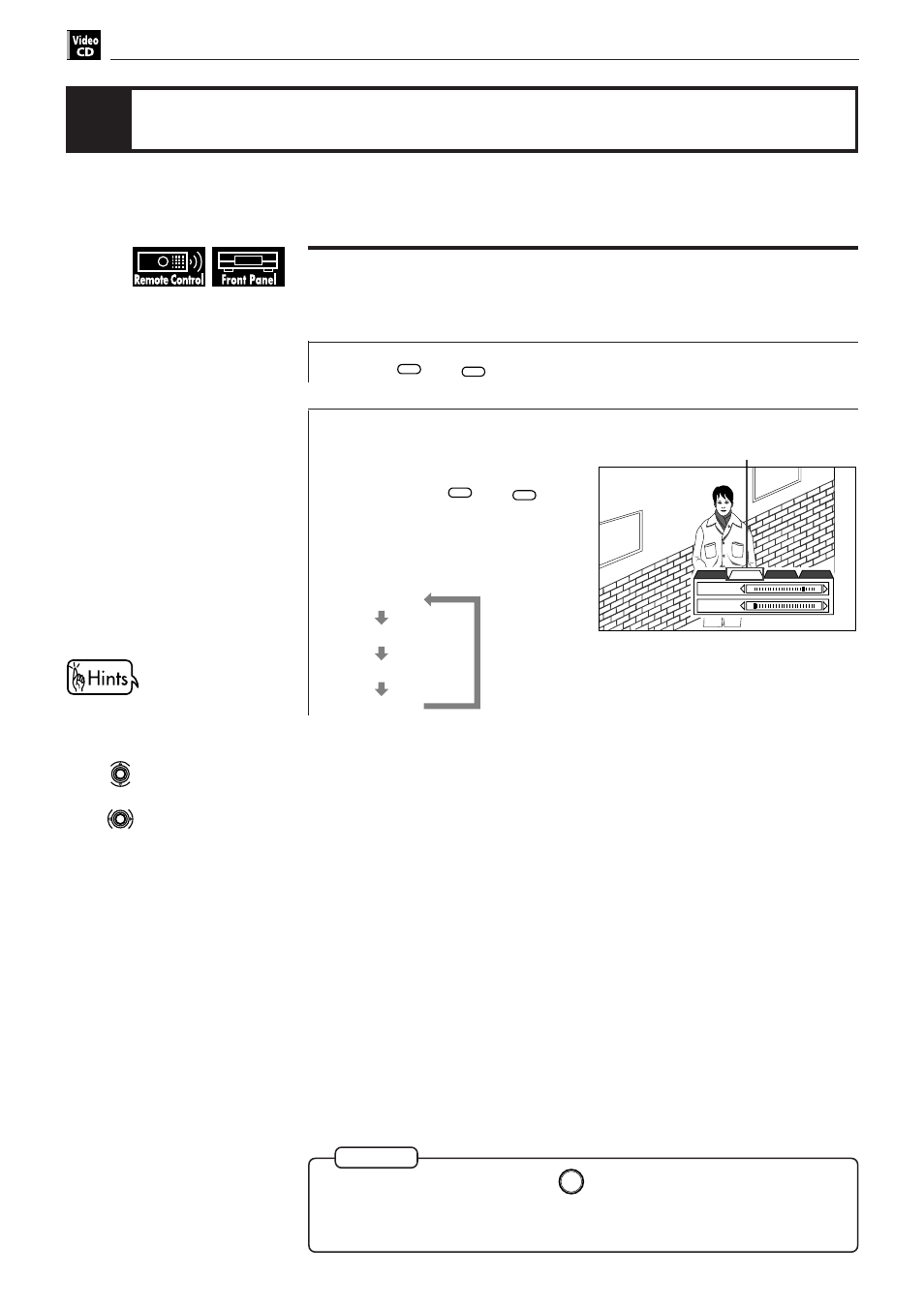 Press, On the front panel | JVC XV-501BK User Manual | Page 90 / 104