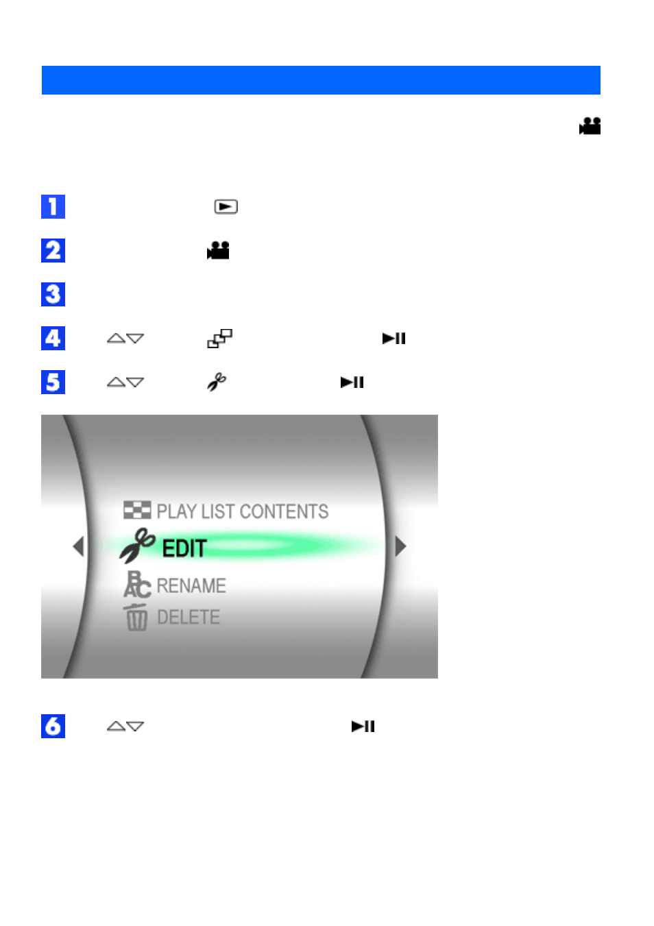 Creating play list, Mode | JVC LYT1366-001A User Manual | Page 47 / 80