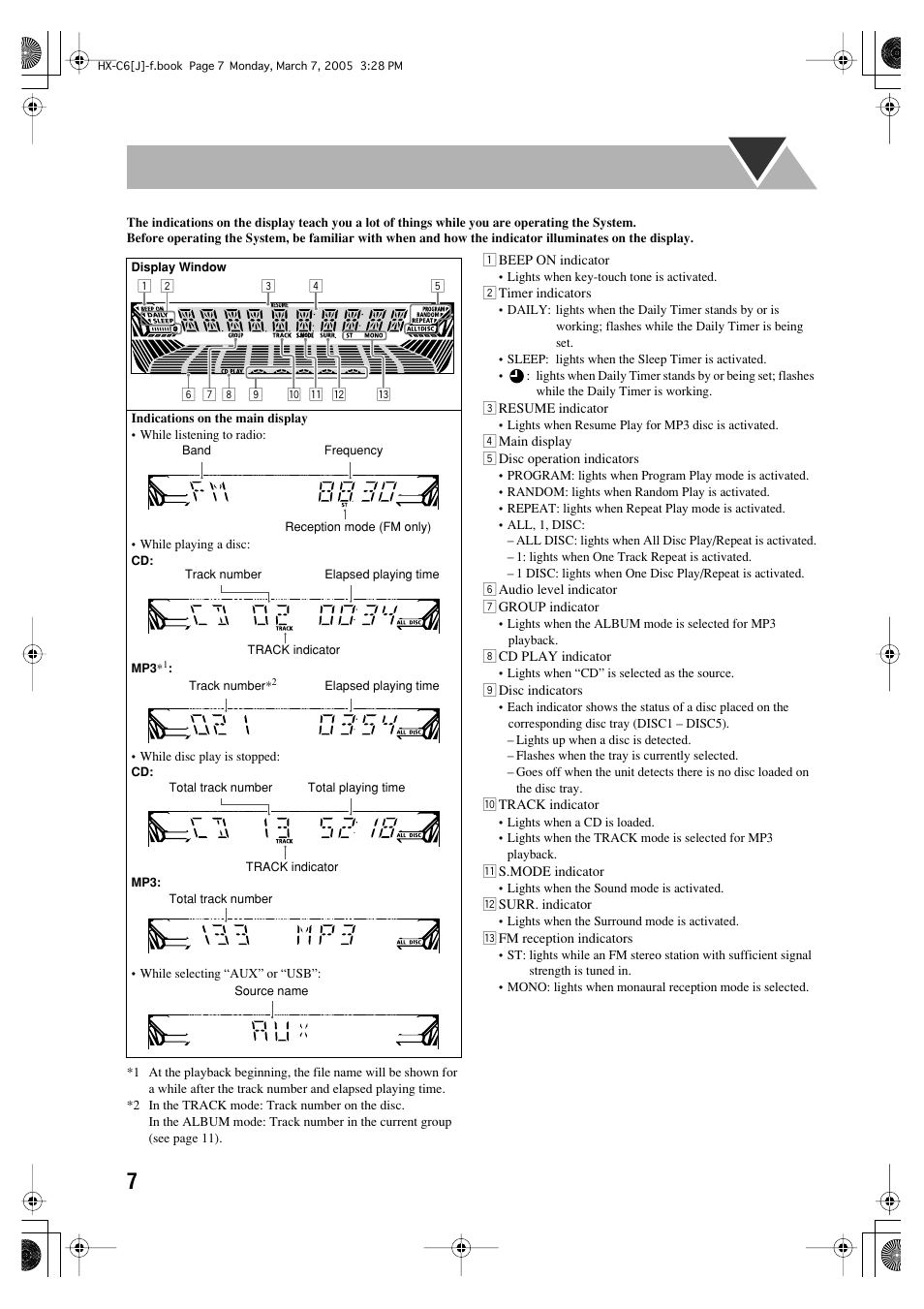 JVC CA-HXC6 User Manual | Page 10 / 28