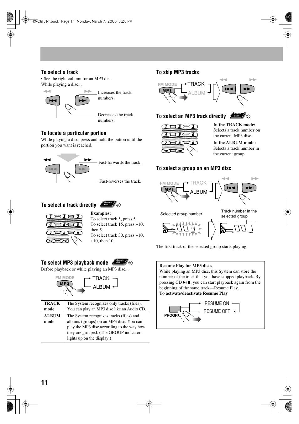 JVC CA-HXC6 User Manual | Page 14 / 28
