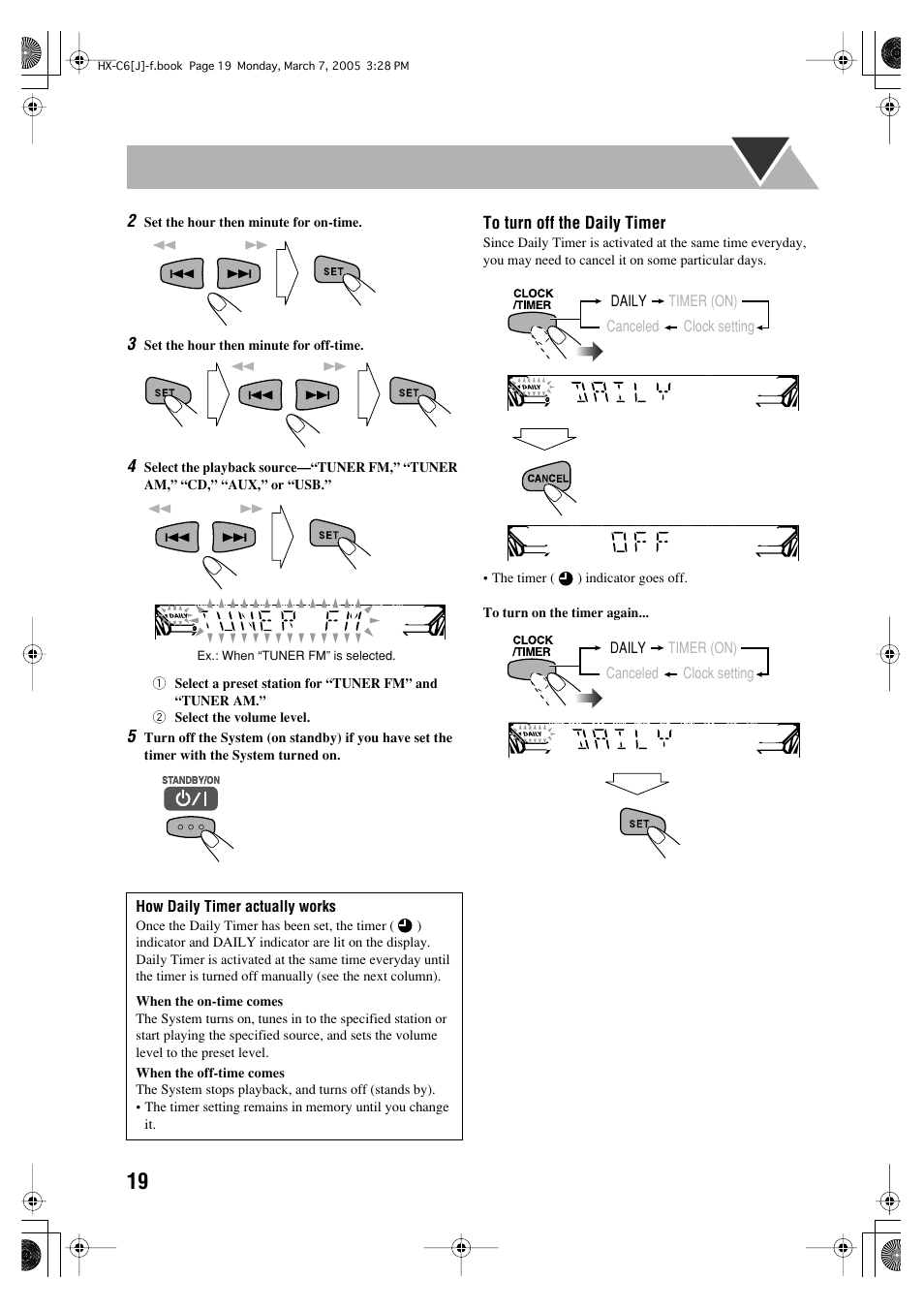JVC CA-HXC6 User Manual | Page 22 / 28