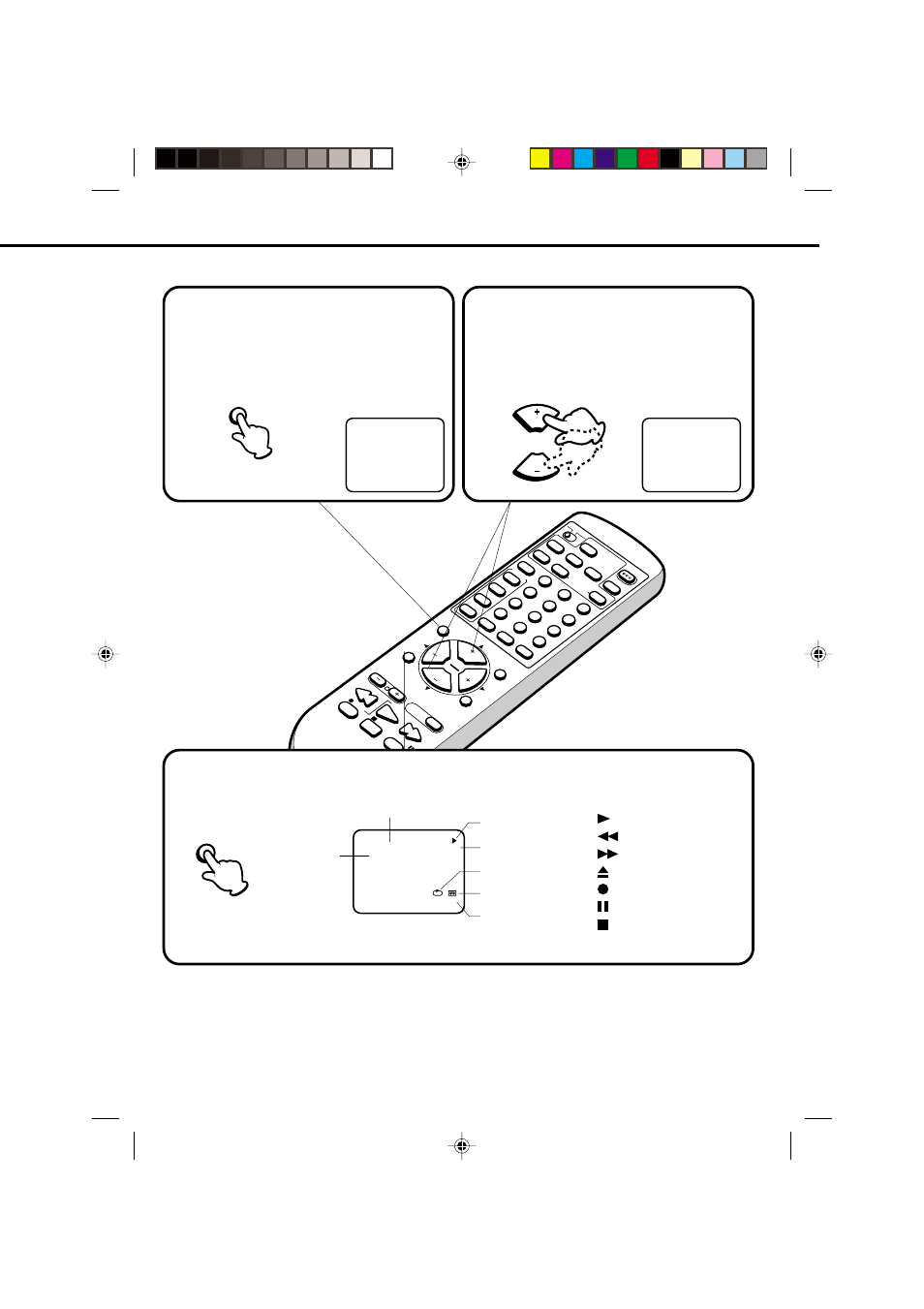 Channel + and – muting, Call, Stereo and separate audio program (sap) | JVC TV-20F243 User Manual | Page 21 / 60