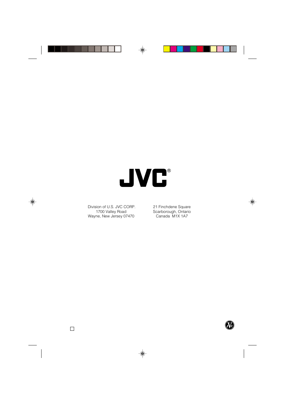 JVC TV-20F243 User Manual | Page 60 / 60