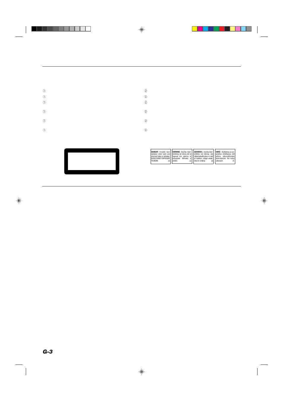 Class 1 laser product | JVC UX-V330R User Manual | Page 4 / 29