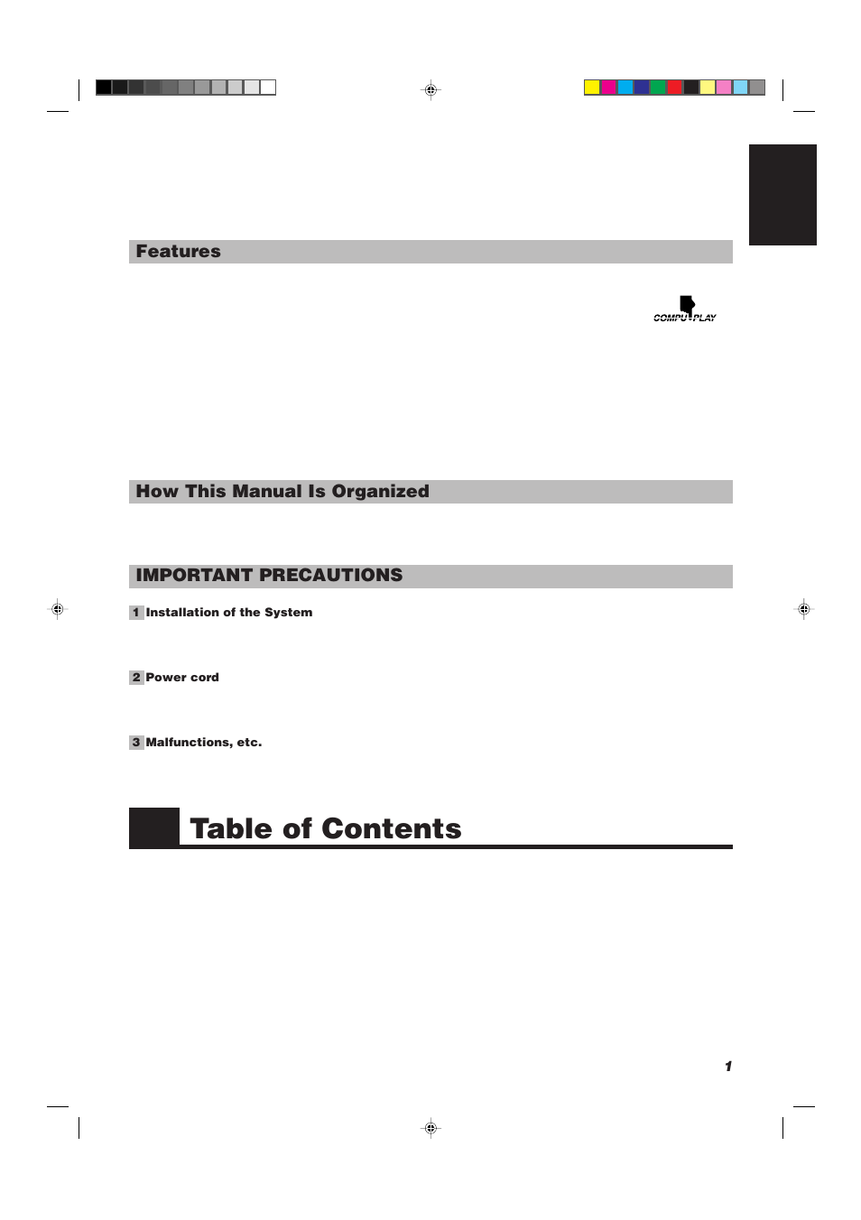 JVC UX-V330R User Manual | Page 5 / 29