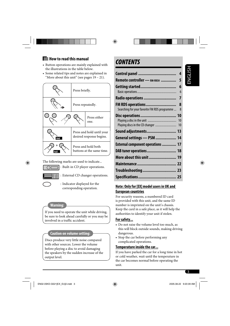 JVC KD-AR470 User Manual | Page 33 / 140