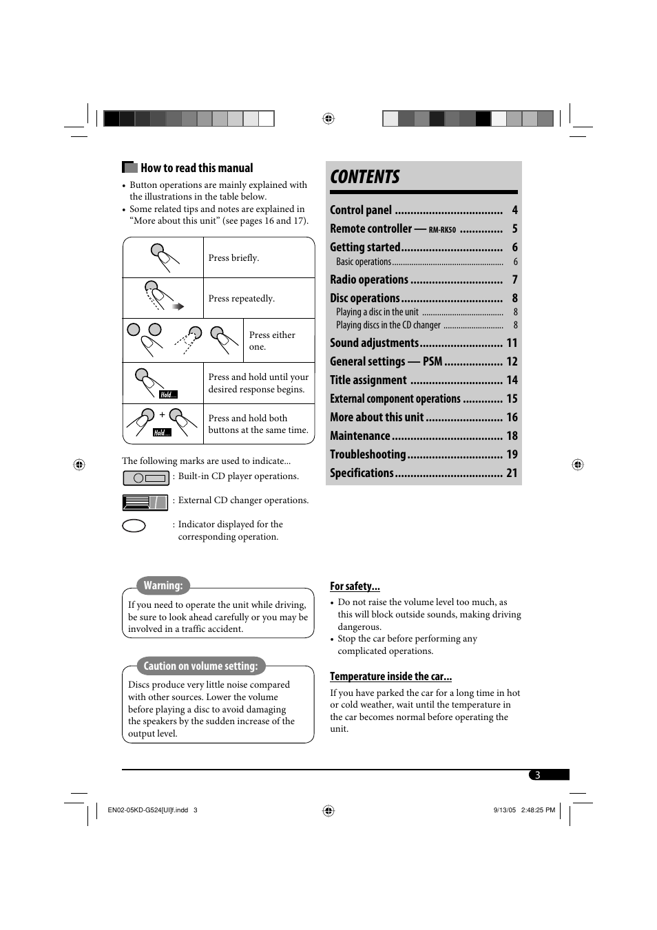 JVC KD-AR470 User Manual | Page 63 / 140
