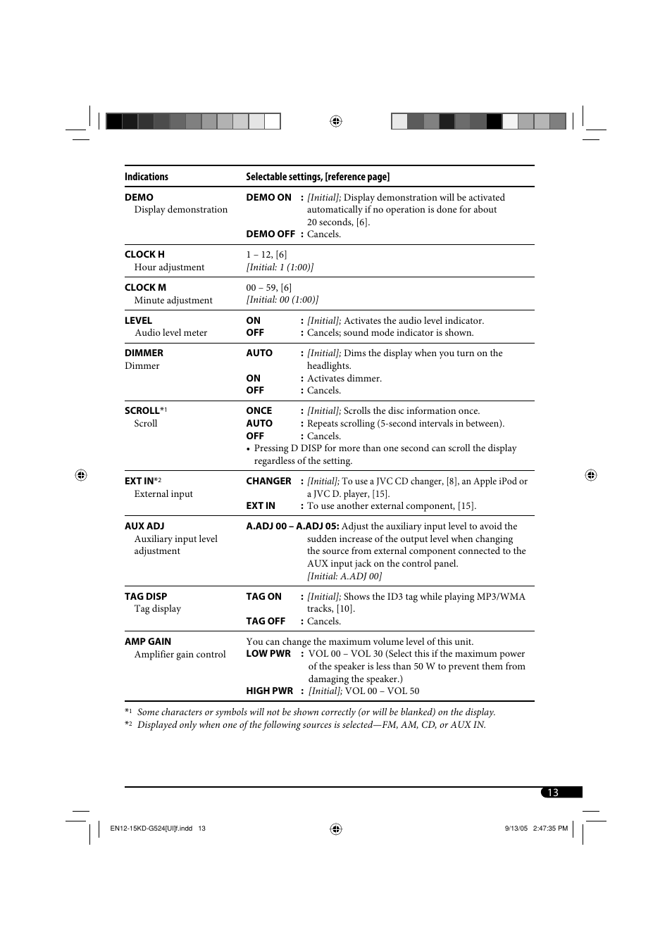 JVC KD-AR470 User Manual | Page 73 / 140