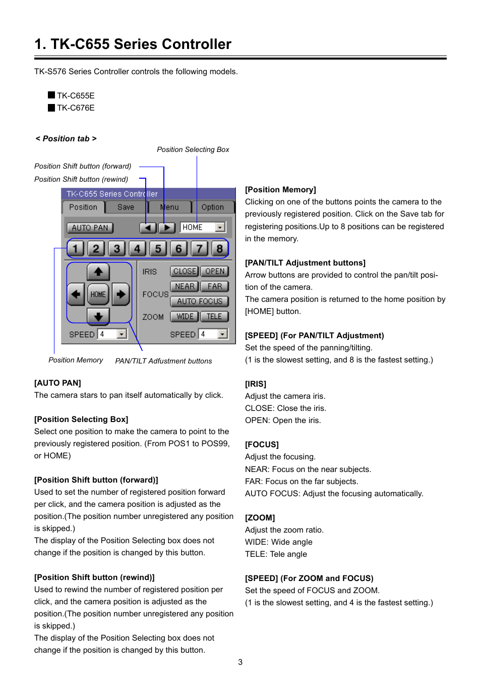 Tk-c655 series controller | JVC VN-SE400U User Manual | Page 3 / 8