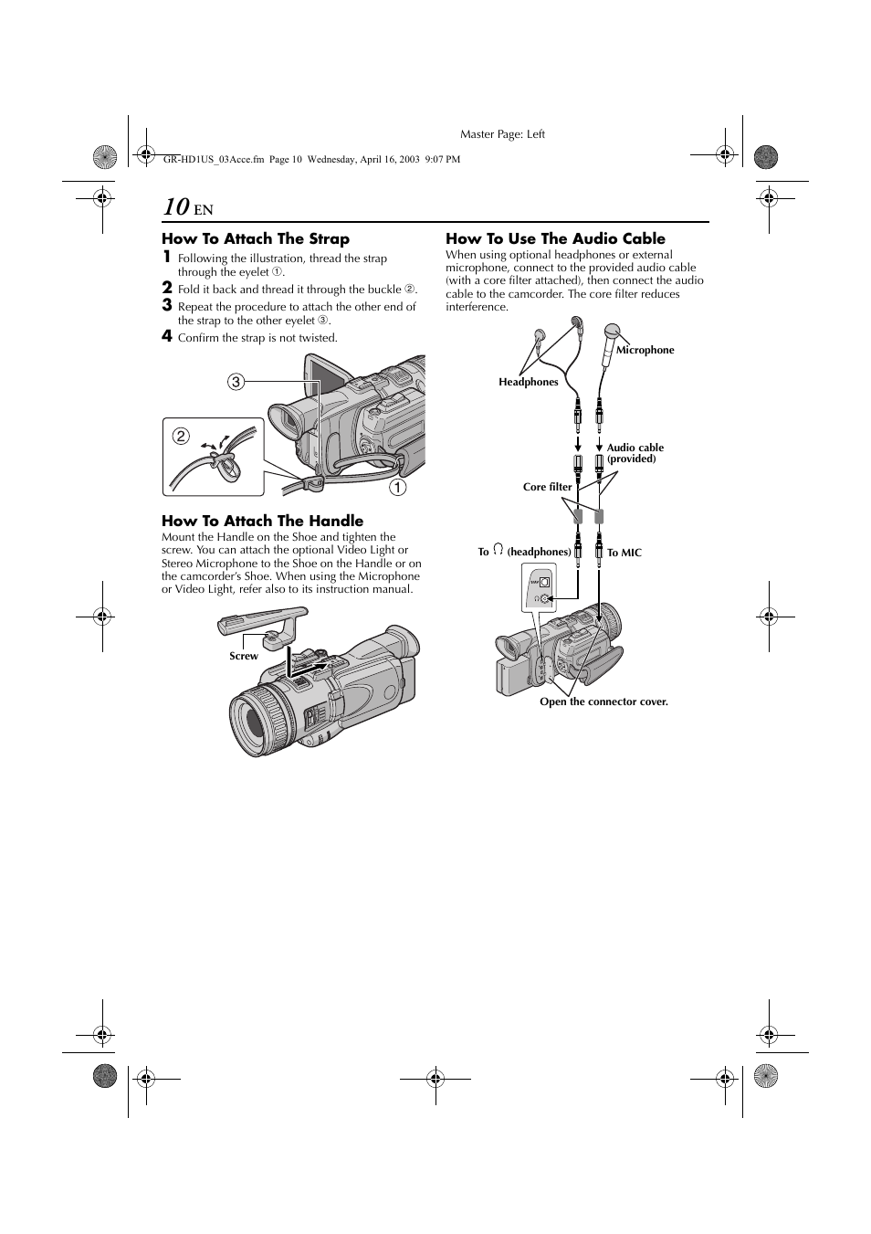 Pg. 10 for attac, Pg. 10) | JVC 0503-FO-ID-VP User Manual | Page 10 / 114