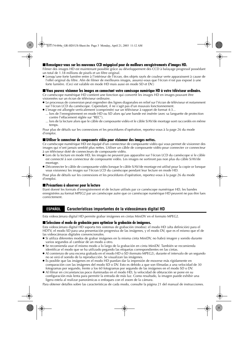 JVC 0503-FO-ID-VP User Manual | Page 111 / 114