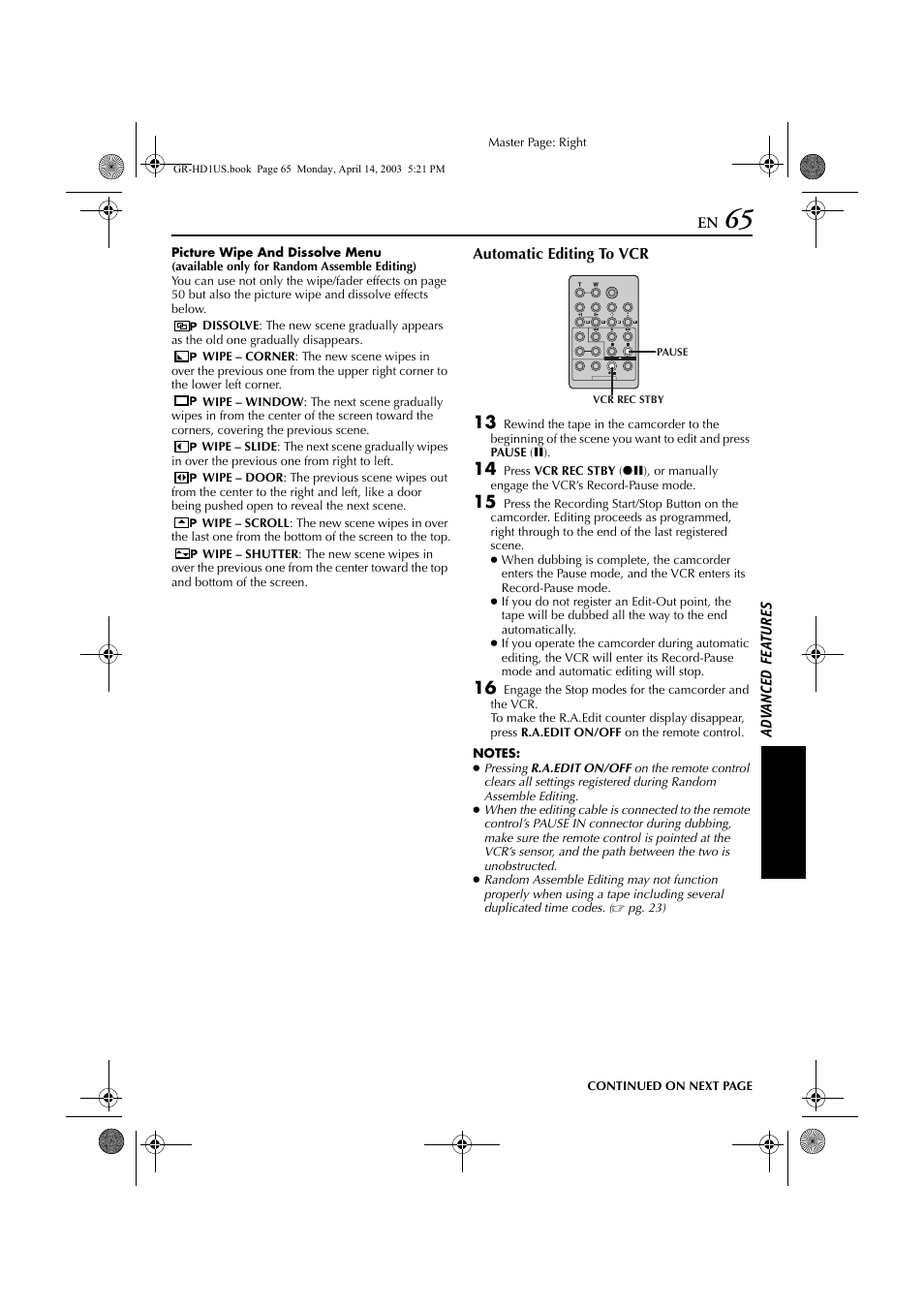 JVC 0503-FO-ID-VP User Manual | Page 65 / 114