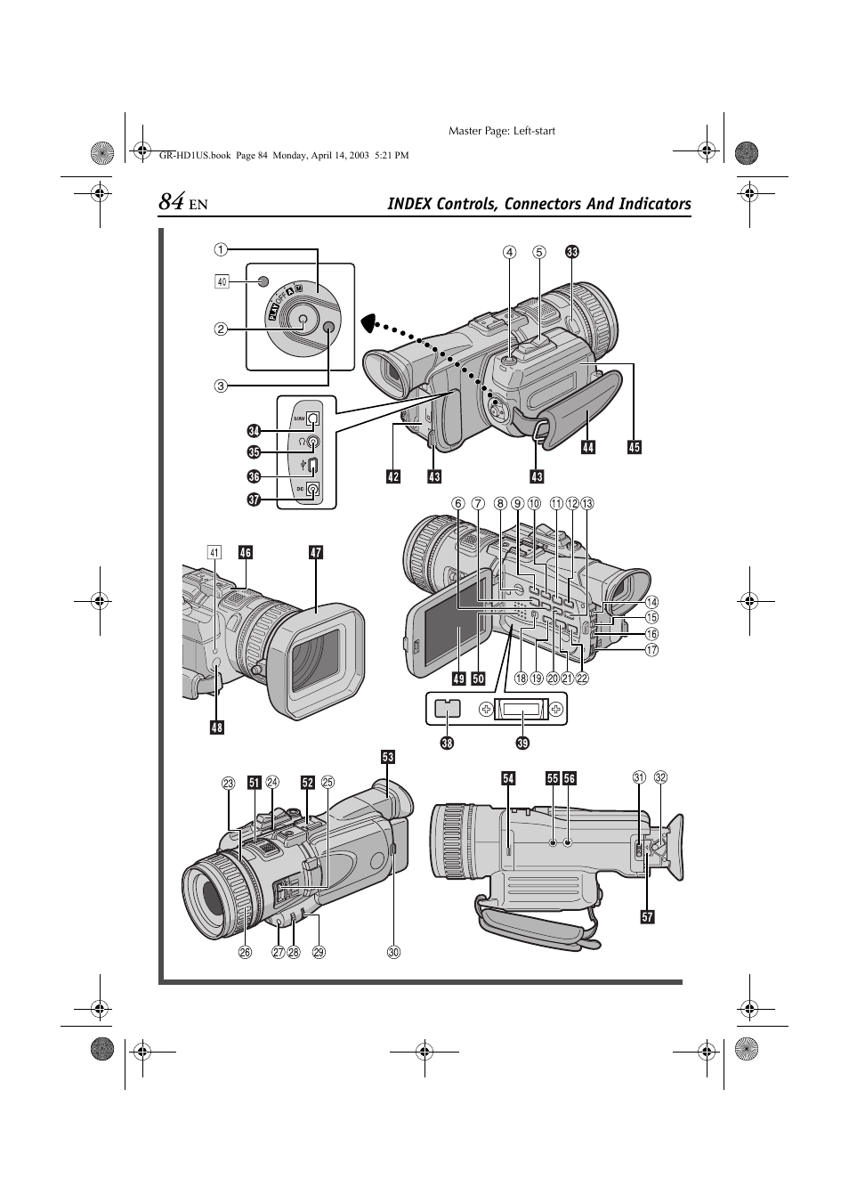 Index, E index, Pg. 84 – 87) and familiar | JVC 0503-FO-ID-VP User Manual | Page 84 / 114