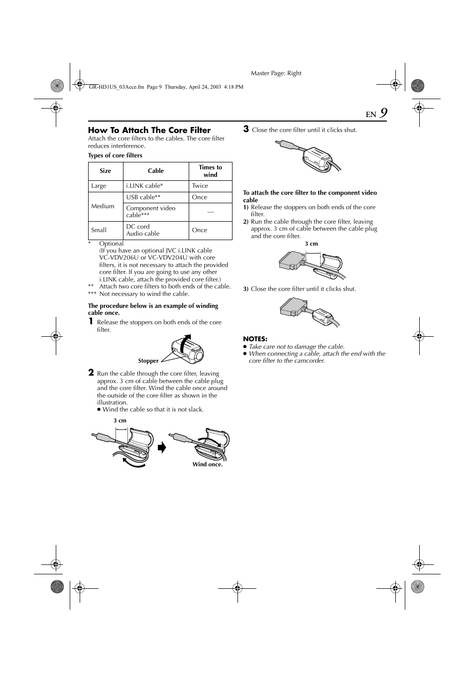 Pg. 9 | JVC 0503-FO-ID-VP User Manual | Page 9 / 114