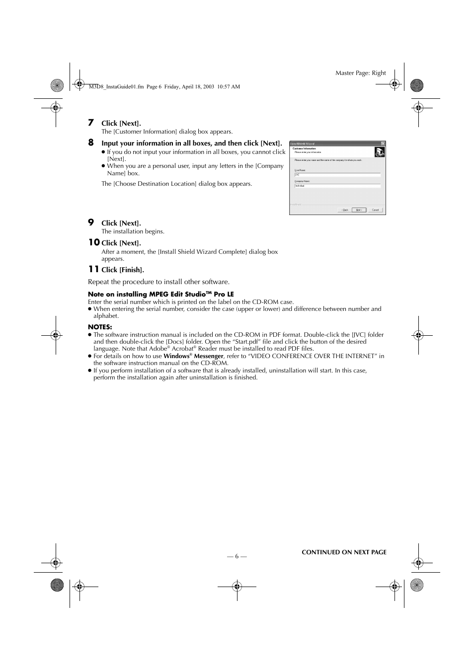 JVC 0503-FO-ID-VP User Manual | Page 98 / 114