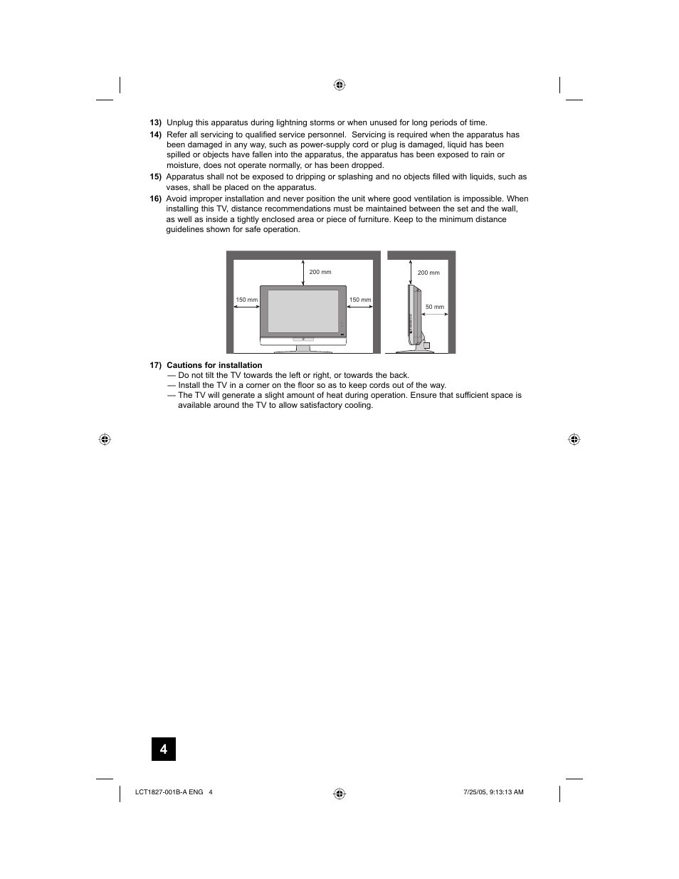 Power | JVC 0705TNH-II-IM User Manual | Page 4 / 68