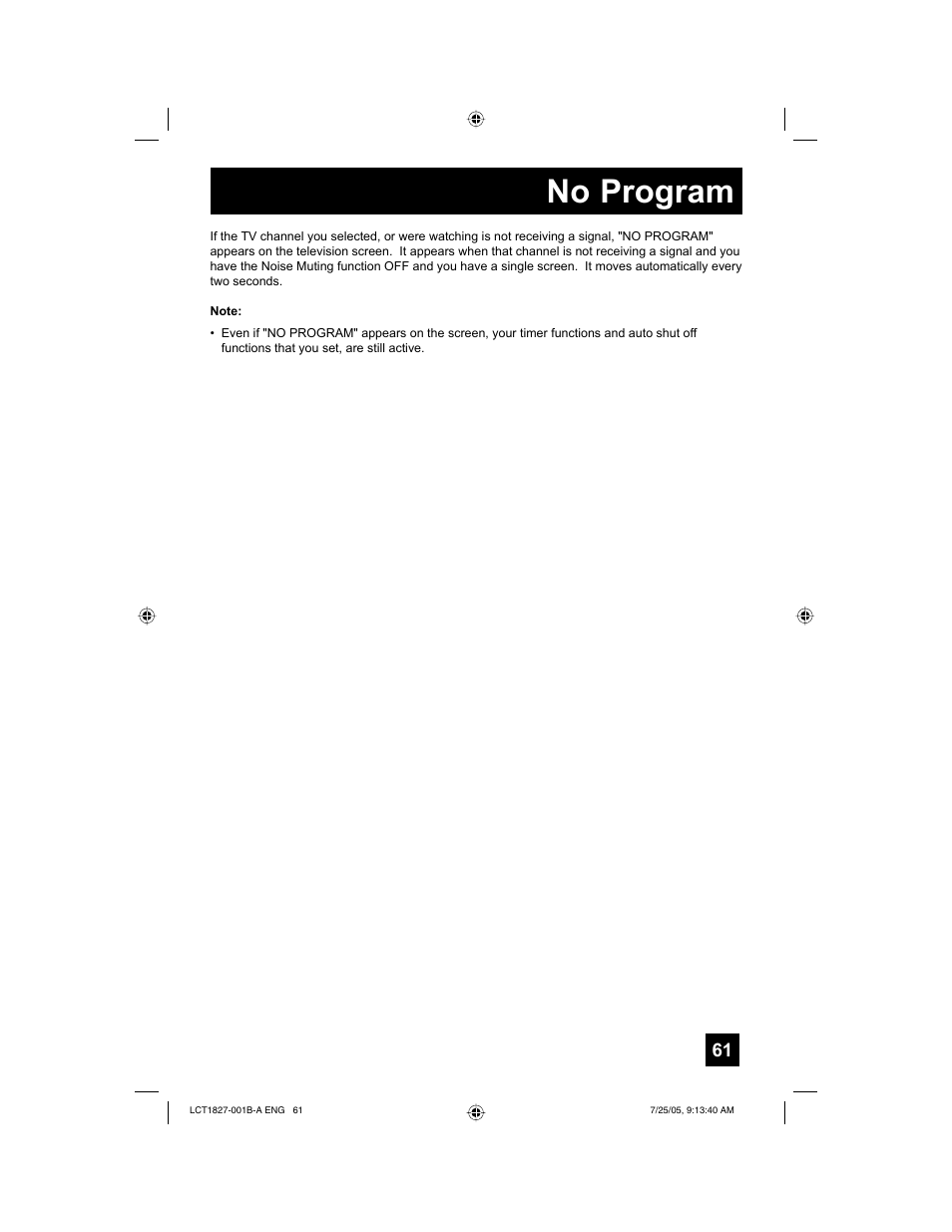 No program | JVC 0705TNH-II-IM User Manual | Page 61 / 68