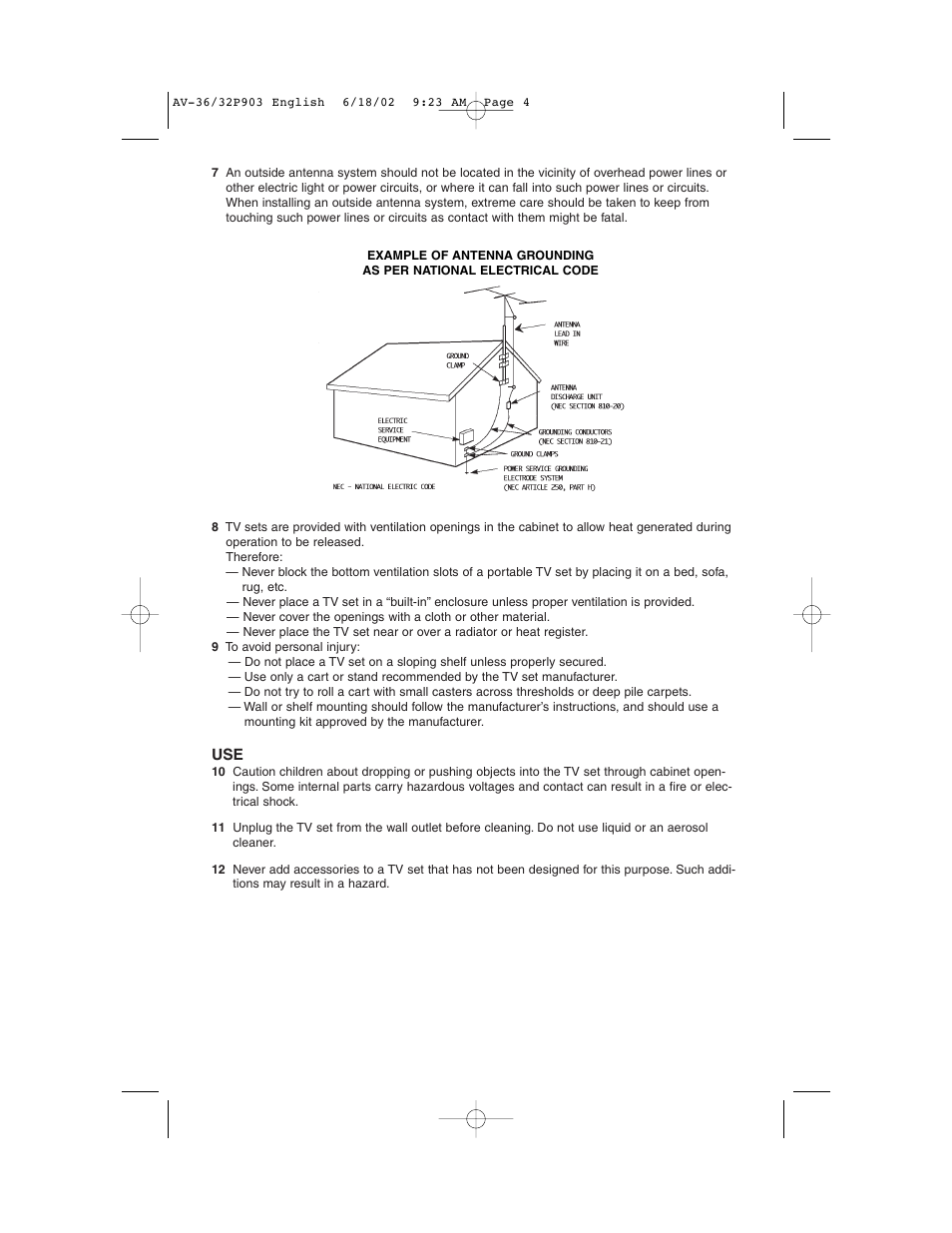 JVC AV 32P903 User Manual | Page 4 / 60