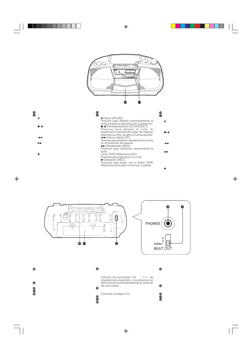 Standby on one-touch operation, Fm/am, Standby/on | JVC LVT0282-002A User Manual | Page 9 / 24