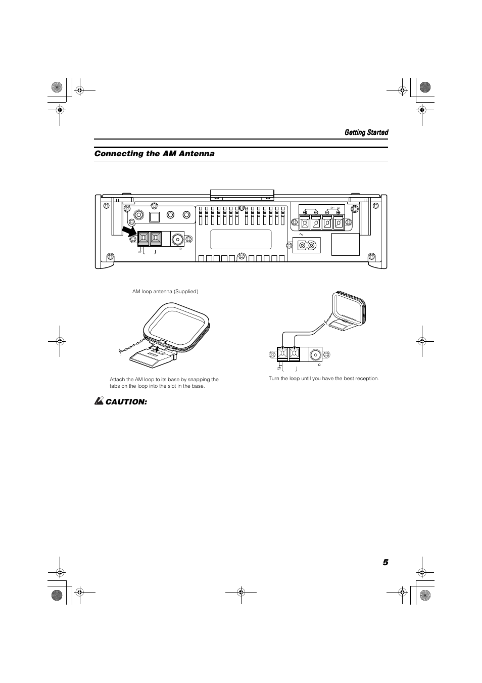 Getting started | JVC FS-SD990 User Manual | Page 7 / 27