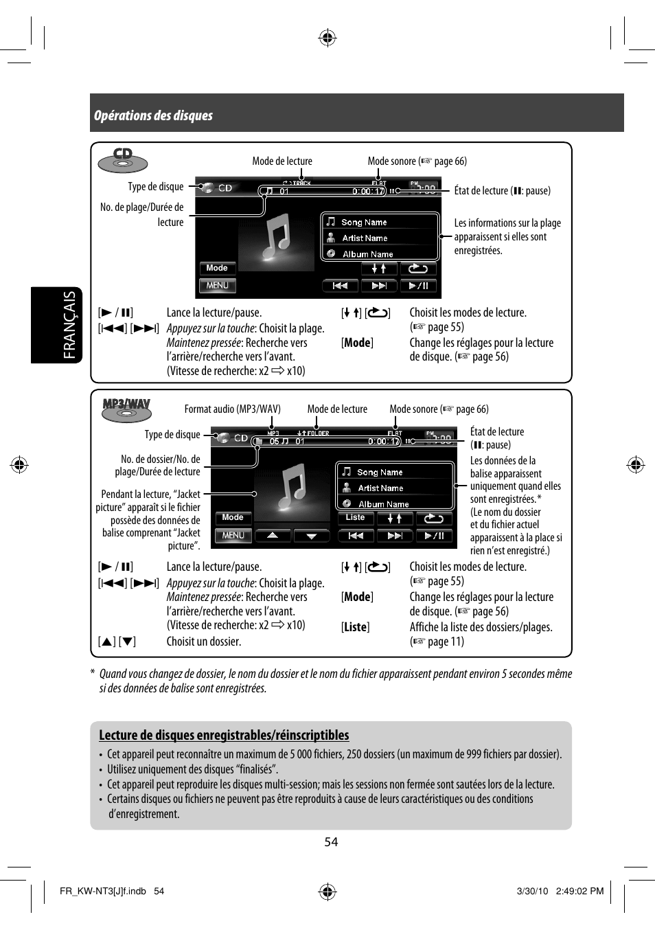 Français | JVC KW-NT3HD User Manual | Page 240 / 281